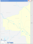 Southeast Fairbanks Borough (County), AK Digital Map Basic Style